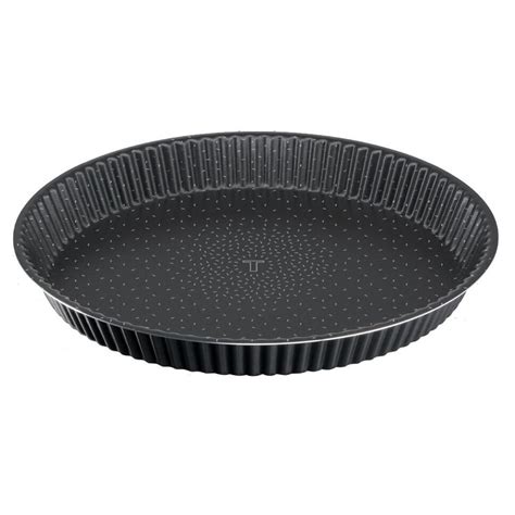 TEFAL Moule à tarte 27cm aluminium recyclé noir FORCE pas cher Auchan fr