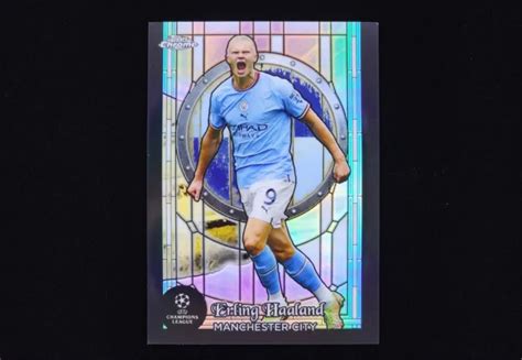 Erling Haaland Topps Chrome Uefa Football Graal De Ssp