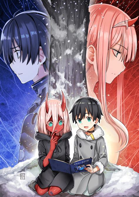 Zero Two And Hiro Phone Wallpapers Top Free Zero Two And Hiro Phone