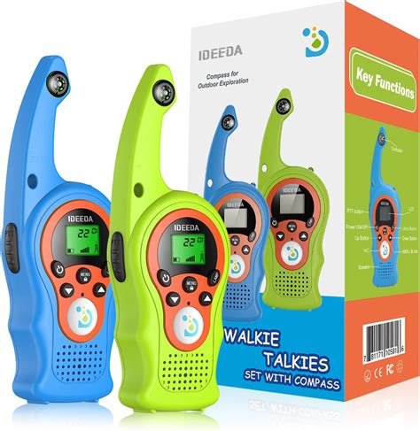 NSTMX Walkie Talkie Recargable para Niños 400mAh Largo Alcance de