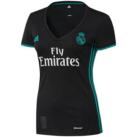 Buy Adidas Womens Rmcf Real Madrid Away Replica Jersey Blackaero Reef