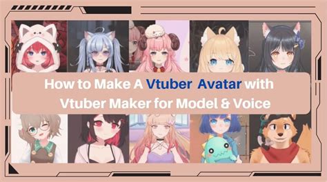 Tips to Make Vtuber Avatar via Vtuber Maker for Model /Voice