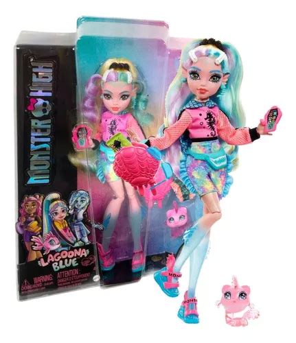 Monster High Muñeca Lagoona Blue Con Mascota Envío gratis