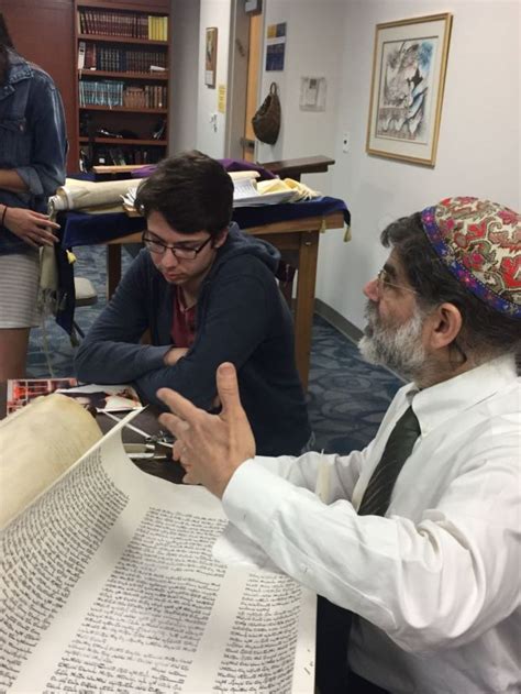 Pre World War Ii Torah Scroll Repaired Then Re Dedicated At Barrack