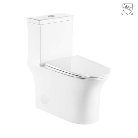 Bathroom Back To Wall Floor Standing Dual Flush Elongated Ceramic S