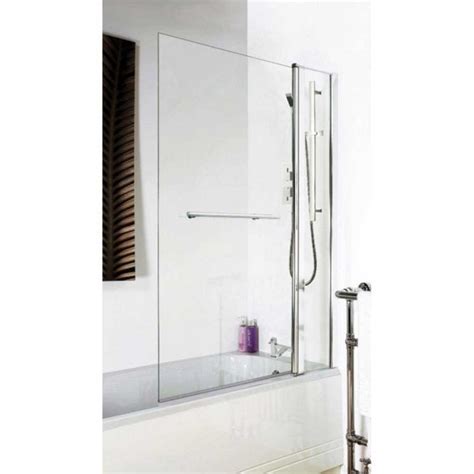 Hudson Reed Square Bath Screen With Fixed Panel Rail Nssqr Bath