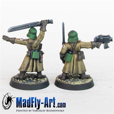 Steel Legion Lieutenants – MadFly-Art Miniature Painting Studio