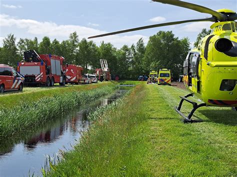 Trekker Belandt In Sloot Bij Ongeluk Jongentje Ernstig Gewond