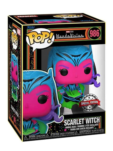 Marvel Scarlet Witch Blacklight Funko POP 986 MyComics