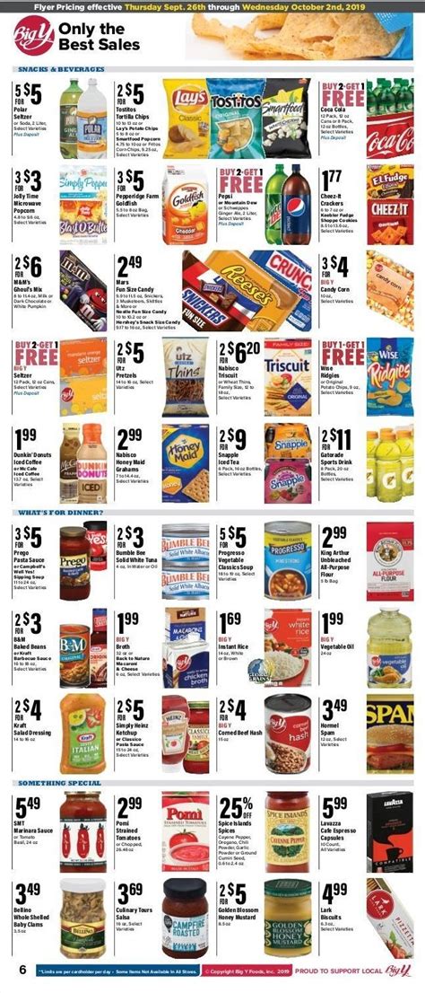 Big Y Weekly Flyer Sep 26 – Oct 2, 2019