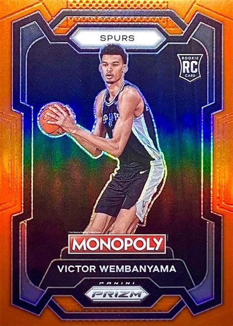 Victor Wembanyama Prizm Monopoly Orange Price Guide