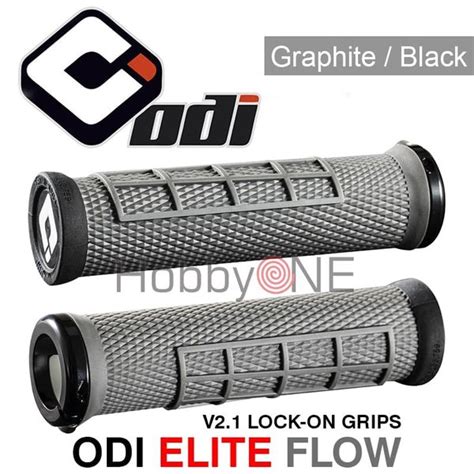 Jual Odi Elite Flow Lock On Grips Graphite Black Usa Hand Grip Di