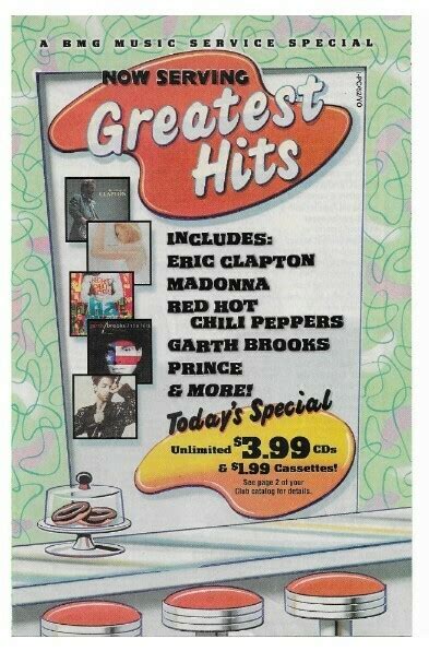 BMG Music Service / Greatest Hits | Catalog | 1995