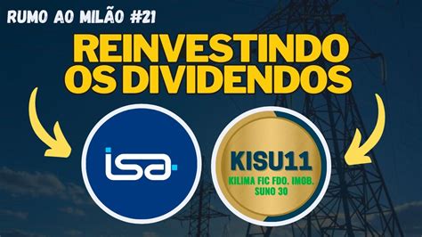 Reinvestindo os DIVIDENDOS de NOVEMBRO TRPL4 e KISU11 Rumo ao Milão