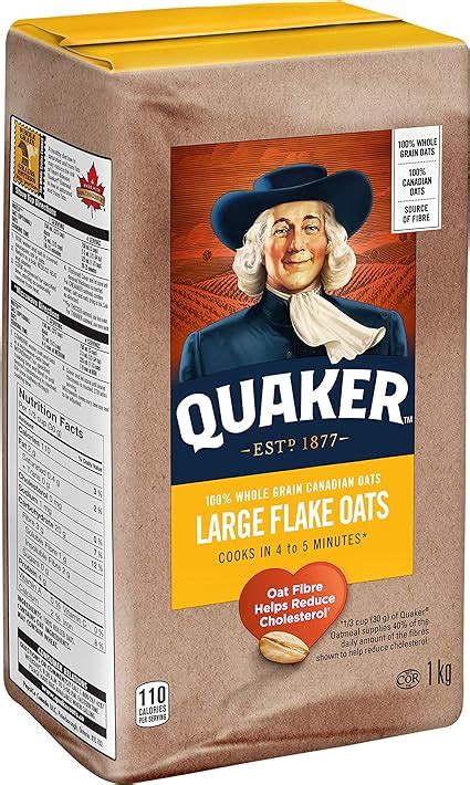 Quaker Large Flake Standard Oats 1 Kg Amazonca Grocery