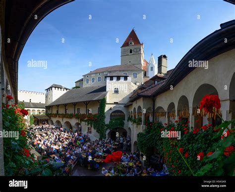 Weißenkirchen in der Wachau courtyard of Teisenhoferhof today museum