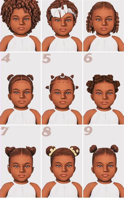 The Sims 4 Kids Hair Finds Gamingwithprincess Sims 4 Sims 4