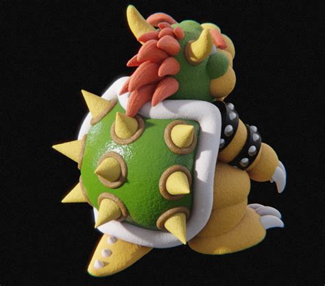 STL file Super Mario RPG "Bowser・3D print model to download・Cults