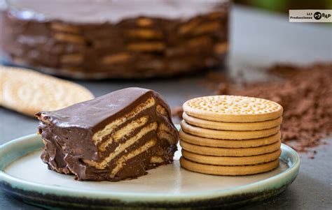 Tarta marquesa de chocolate y galletas receta venezolana de torta fría