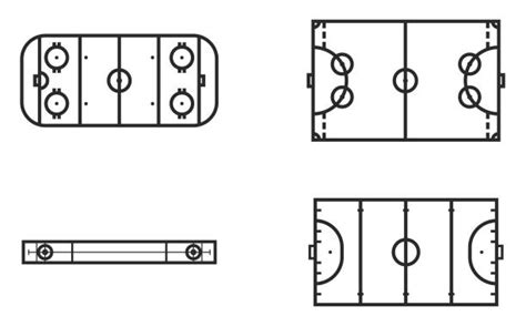 50 Hockey Arena Floor Stock Illustrations Royalty Free Vector