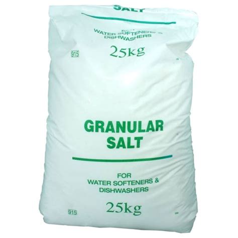 Granular Salt 25kg For Water Softeners And Dishwashers