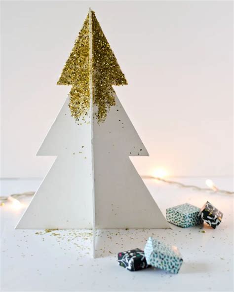 Diy Pour Fabriquer Un Sapin De No L En Carton Sapin De No L En