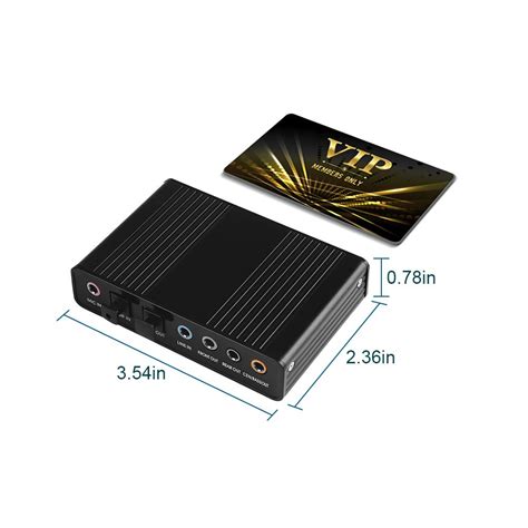 Valinks Usb 20 External Sound Card 6 Channel 51 Surround Optical S