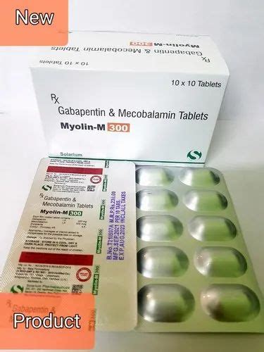 Gabapentin Mg Mecobalamin Mcg Tablet For Neuropathy Treatment