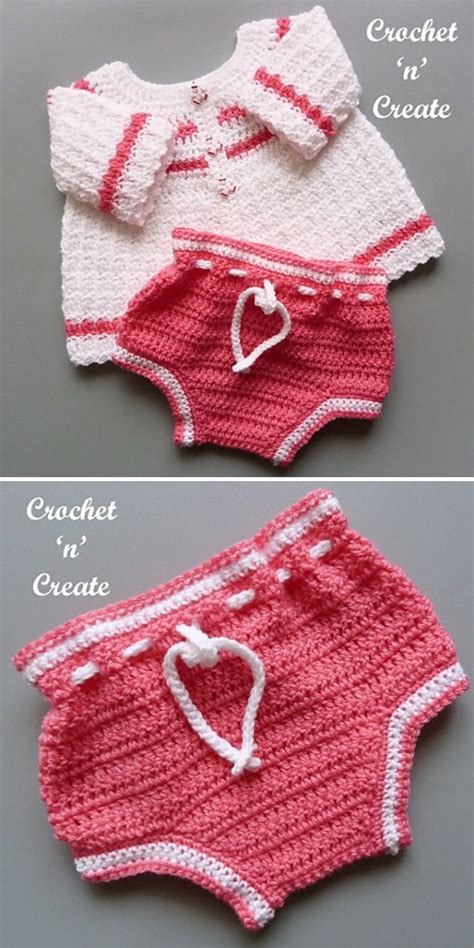 Sweet Easy Crocheted Baby Sets Pattern Center