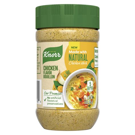 Knorr Chicken Flavor Bouillon SmartLabel