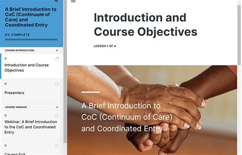 A Brief Introduction To The Coc Continuum Of Care And Coordinated