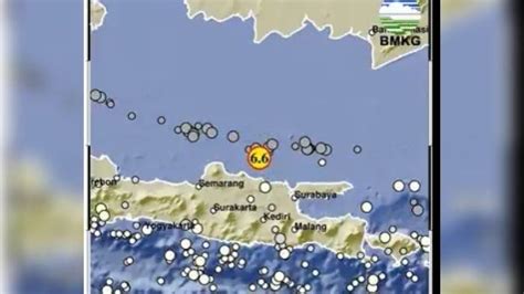 BREAKING News Gempa 6 6 Mengguncang Tuban Jawa Timur Berpusat Di Laut