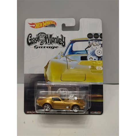 CHEVROLET CORVETTE C3 1968 GAS MONKEY GARAGE 1 64 HOT WHEELS PREMIUM BCN STOCK CARS