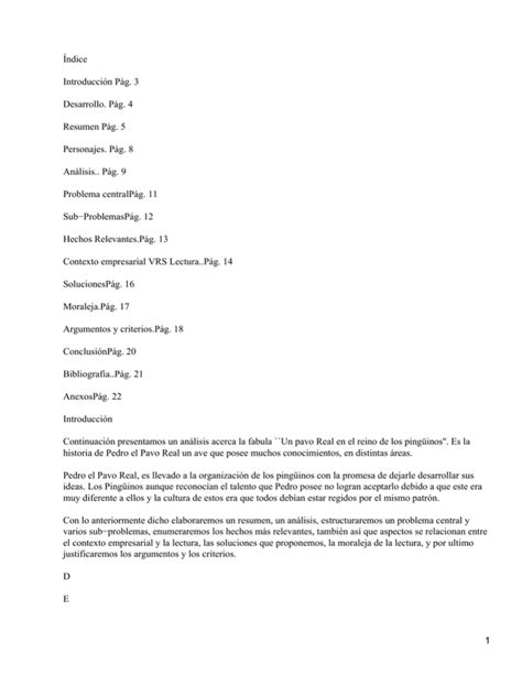 Índice Introducción Pág 3 Desarrollo Pág 4 Resumen Pág 5