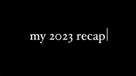 2023 Recap Youtube