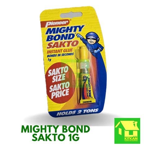 Mighty Bond Instant Glue Pioneer G G Sakto Lazada Ph