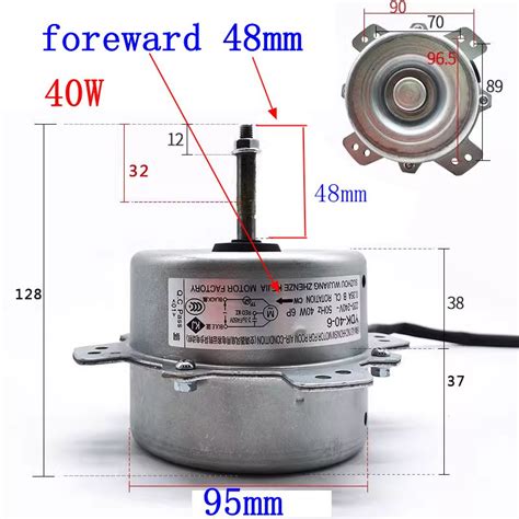 YDK 40 6 Universal 1P1 5P 2P Air Conditioning Outdoor Unit Fan Motor