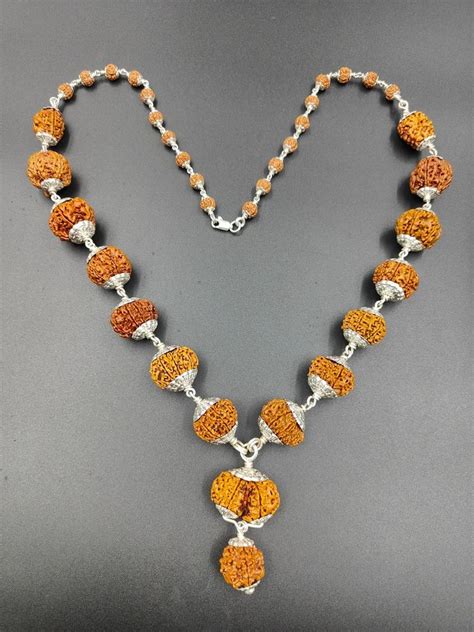 Mukhi Ganesh Gauri Shankh Rudraksha Siddha Mala From Nepal Most