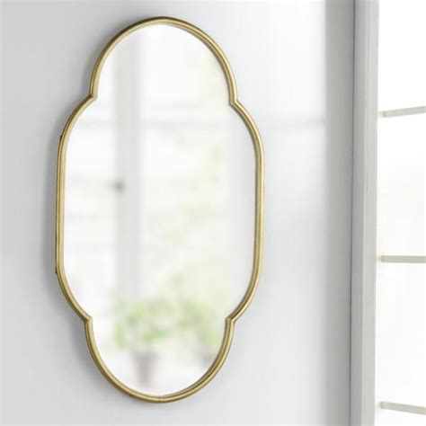 StyleWell Medium Ornate Gold Classic Accent Mirror 37 In H X 21 In W