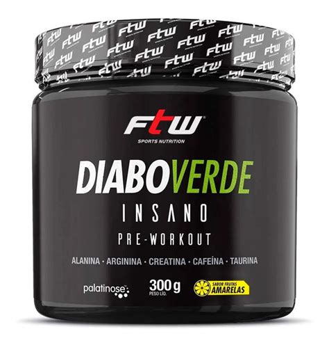 Pr Treino Diabo Verde Insano Pr Workout G Ftw Mercado Livre