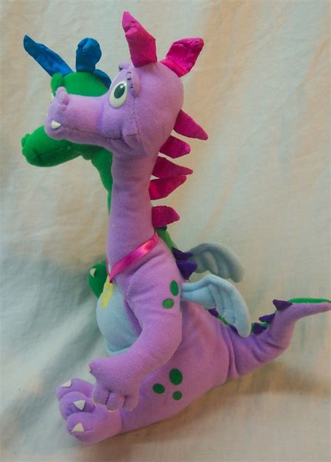 Playskool Dragon Tales ZAK & WHEEZIE DRAGONS 11" Plush STUFFED ANIMAL TOY 1999 - TV, Movie ...