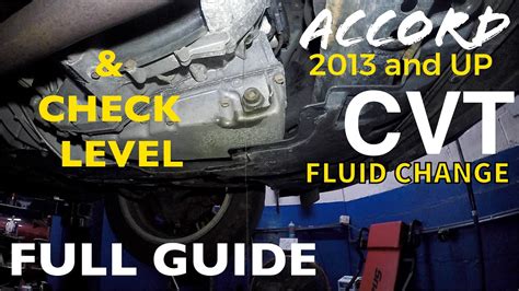 How To Change HONDA CVT Fluid And Check Fluid Level FULL GUIDE YouTube