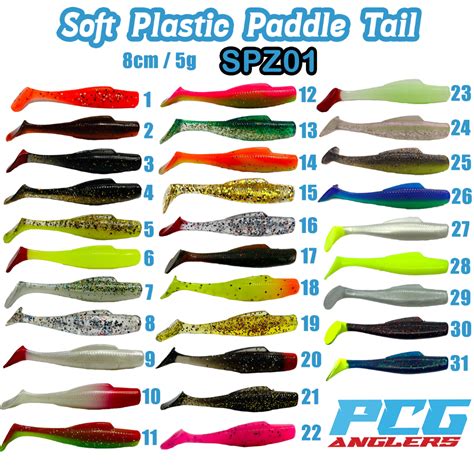 Soft Plastic Copy Zman MinnowZ Paddle Tail SoftPlastic 8cm Umpan Murah