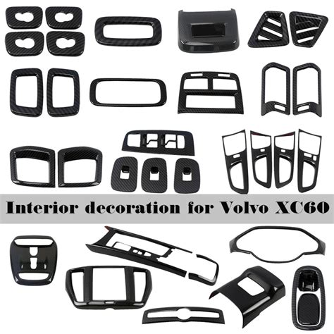 Whole Interior Accessoires Abs Carbon Fiber Decoration Cover Trim For