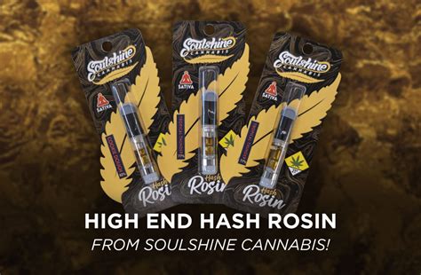 NEW Hash Rosin Vape Carts From Soulshine Agate Dreams