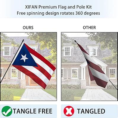 Amazon Flag Pole Kit American Flag For Outside 3x5 Made In USA