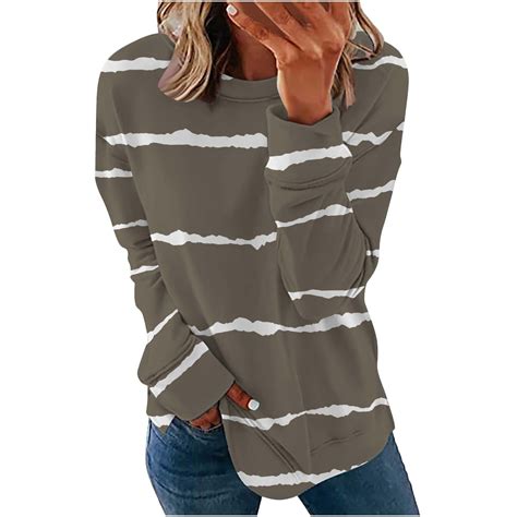 Ovticza Trendy Sweatshirts for Women Plain Lightweight Plus Size Womens ...