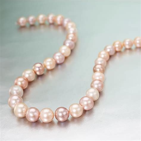 Honora Ming Cultured Pearl Strand Necklace Sterling Silver QVC