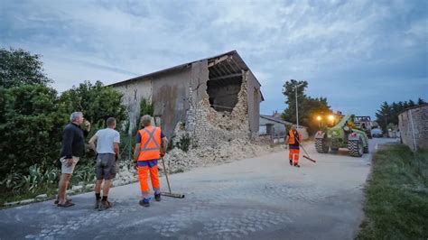 Terremoto Francia Decine Di Case Danneggiate Decine Di Senzatetto A