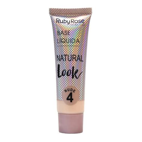Base líquida natural look ruby rose nude Shopee Brasil